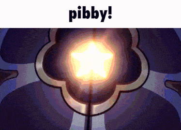 a picture of a light with the word pibby on top