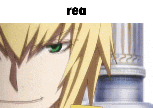 a close up of a person 's face with the word rea on top of it
