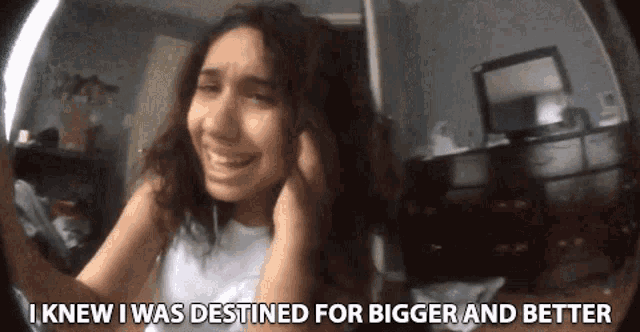 I Knew I Was Destined For Bigger And Better Alessia Cara GIF - I Knew I Was Destined For Bigger And Better Alessia Cara Four Pink Walls GIFs