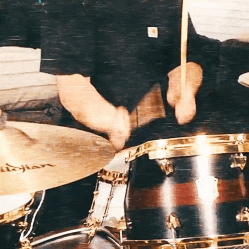Playing Drums Mugshot GIF