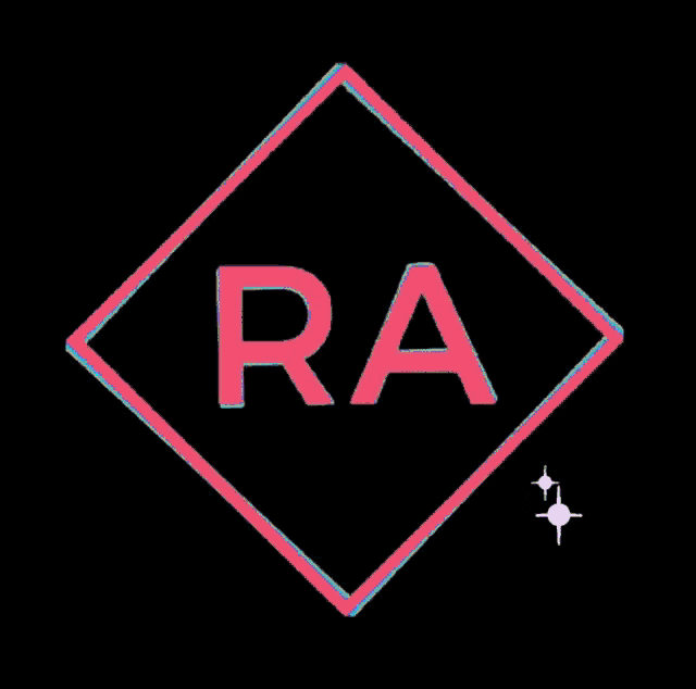 a logo that says ra in a square