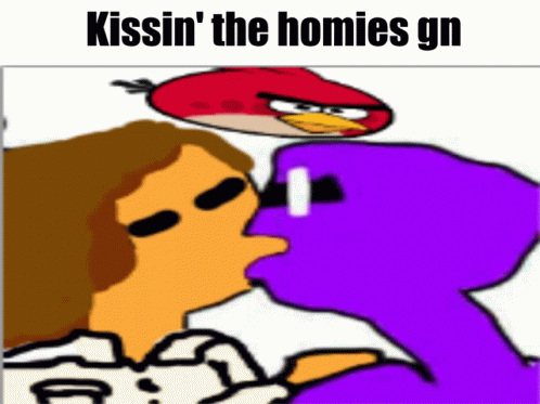 Kissin The Homies Gn Dsaf GIF - Kissin The Homies Gn Dsaf Dayshift At Freddies GIFs
