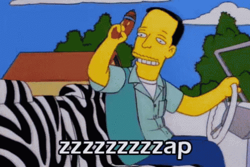 Simpsons Zzzap GIF - Simpsons Zzzap Gay GIFs