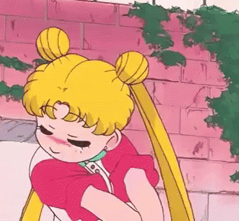 Sailor Moon Sailormoon Usagy Bunny Imbarazzo Guance Rosse Arrossito Arrossita Arrossisco Arrossire GIF - Imbarazzata Imbarazzato Che Imbarazzo GIFs