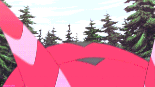 a cartoon of a person in a red shirt with trees in the background and the word tokyo on the bottom