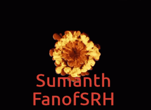 One And Only Fan Of Srh Srh Firing Logo GIF - One And Only Fan Of Srh Srh Firing Logo Sumanth Srh GIFs