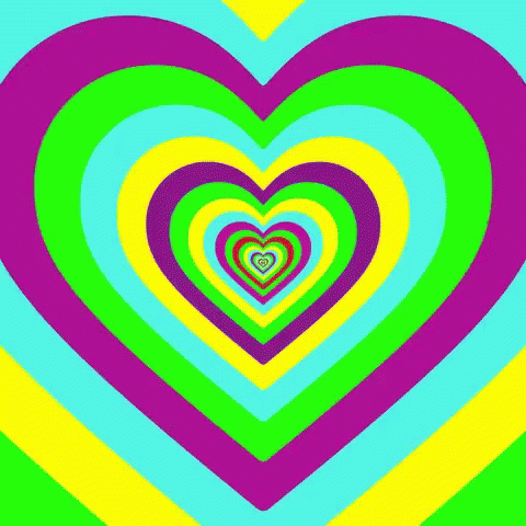 Heart Pattern GIF - Heart Pattern Psychedelic GIFs