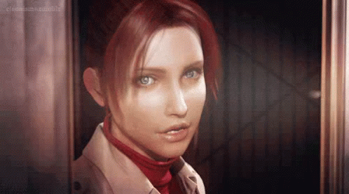 Claire Redfield GIF - Resident Evil Wink Elevator GIFs