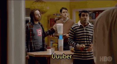 Uuuber Uber GIF - Silicon Valley Dinesh Uber GIFs