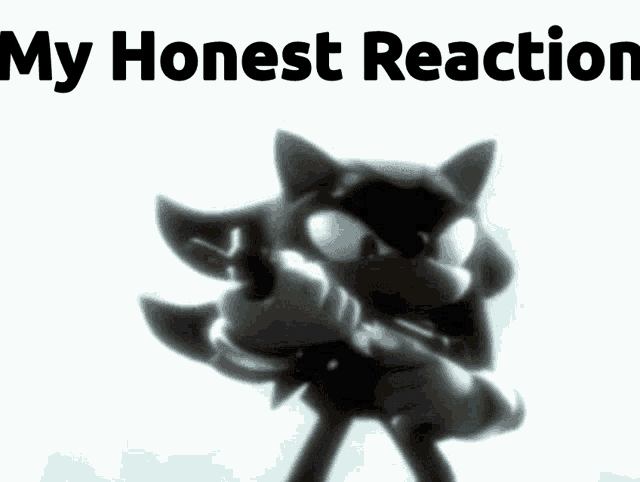 My Honest Reaction My Honest Reaction Meme GIF - My Honest Reaction My Honest Reaction Meme Shadow The Hedgehog GIFs