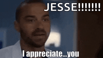 a man with a beard is wearing a white lab coat and says `` jesse !!! '' .