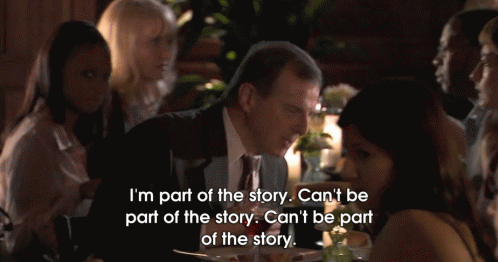 Never Be Part Of The Story. GIF - Arrested Development John Beard Part Of The Story GIFs
