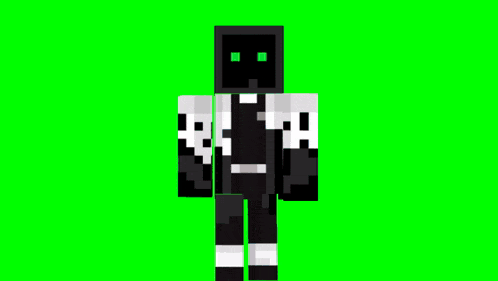 a pixel art drawing of a person with a h on their chest