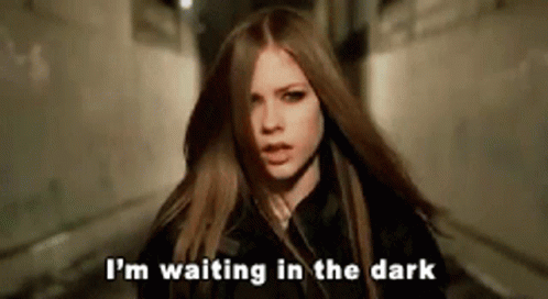 Avril Lavigne Im Waiting In The Dark GIF - Avril Lavigne Im Waiting In The Dark Waiting In The Dark GIFs