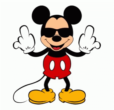Mickey Mouse Middle Finger GIF - Mickey Mouse Middle Finger Cool GIFs