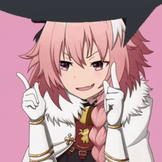 a girl with pink hair is wearing a black hat and gloves