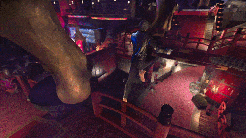 a man in a joker costume is holding a gun in his hand