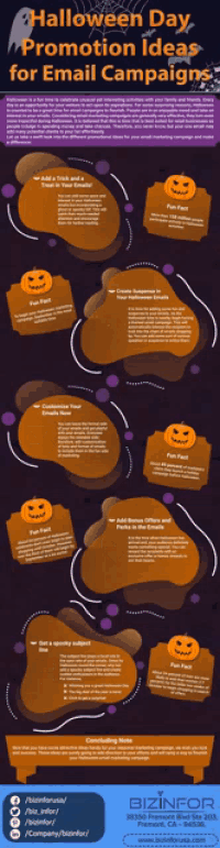 a halloween day promotion ideas for email campaigns flyer