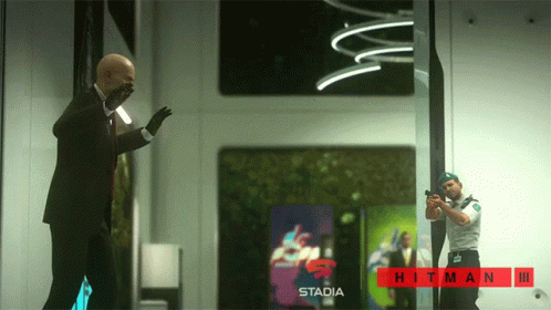Hands Up Agent47 GIF - Hands Up Agent47 Hitman3 GIFs