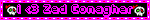 a neon sign that says " i 'm a bad daughter " on it