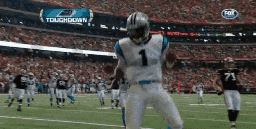 Cam GIF - Newton Touchdown Panthers GIFs