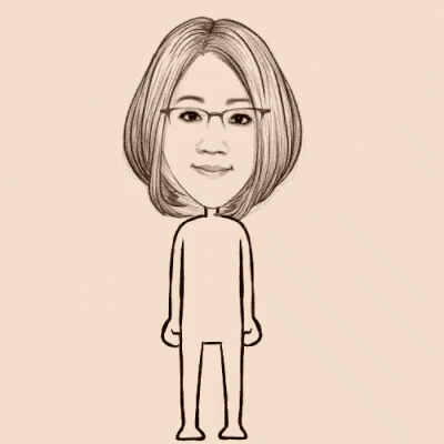 a drawing of a woman giving a thumbs up with stars around her head .