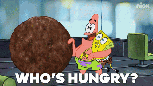 Whos Hungry Patty GIF - Whos Hungry Patty Look GIFs