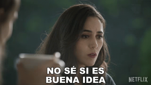 No Se Si Es Buena Idea Sophie GIF - No Se Si Es Buena Idea Sophie Luis Miguel GIFs