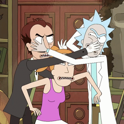 Rick And Morty Fight GIF - Rick And Morty Fight Slap GIFs