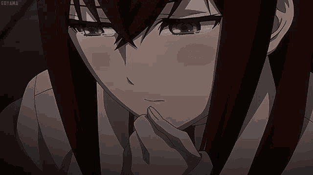 a close up of a girl 's face with edyana written in the lower right corner