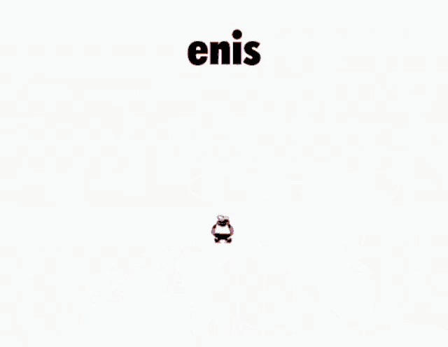 a cartoon character is standing in the middle of a large letter d.
