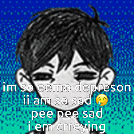 a picture of a boy with the words im so eemo depresion ii am so sad