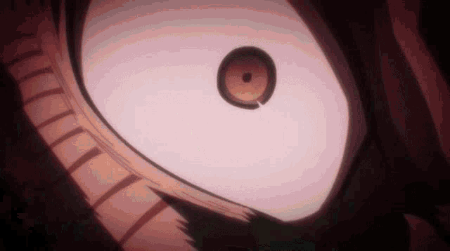a close up of a person 's eye with a circle in the middle .