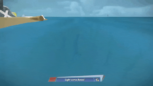 a screenshot of a video game with the words light some flares