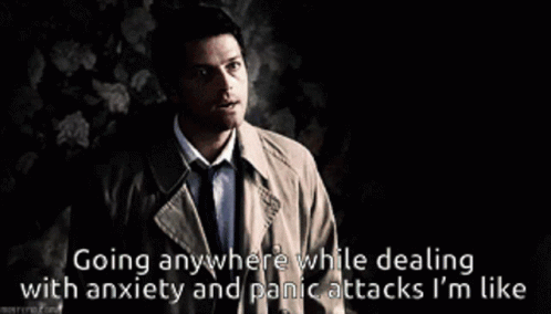 Castiel Anxiety GIF - Castiel Anxiety Panic Attacks GIFs