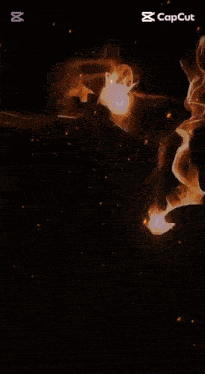 an animated image of a flame that says zapcut