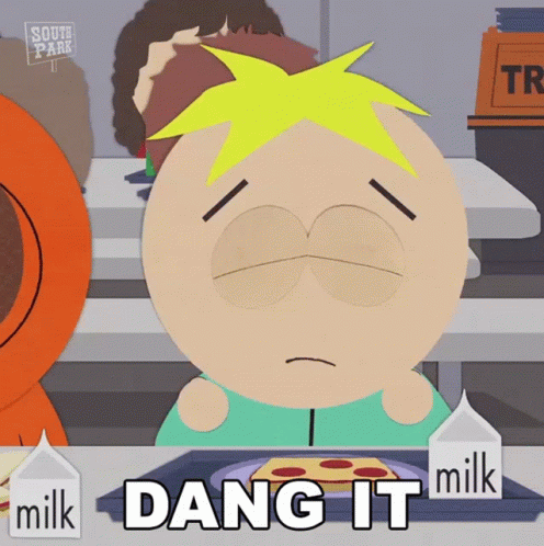 Dang It Butters GIF - Dang It Butters South Park GIFs
