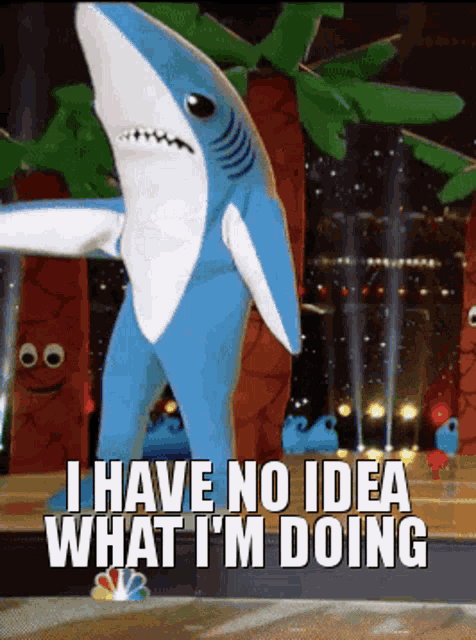 I Have No Idea What Im Doing Left Shark GIF