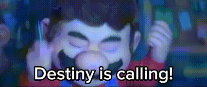 Super Mario Bros Movie 2023 Destiny Is Calling GIF - Super Mario Bros Movie 2023 Destiny Is Calling GIFs