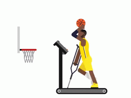 Basketball Player Motivation GIF - Basketball Player Motivation Treadmill GIFs