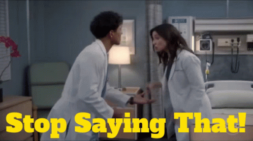 Greys Anatomy Amelia Shepherd GIF - Greys Anatomy Amelia Shepherd Stop Saying That GIFs