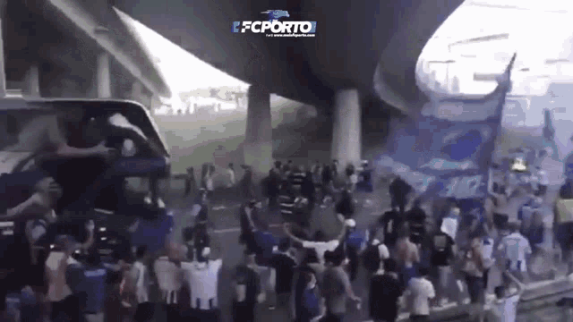 Marching Fans GIF - Marching Fans Fc Porto GIFs