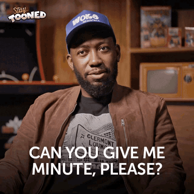 Can You Give Me A Minute Please Lamorne Morris GIF - Can You Give Me A Minute Please Lamorne Morris Stay Tooned GIFs