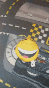 a smiley face with a mcdonald 's logo on it