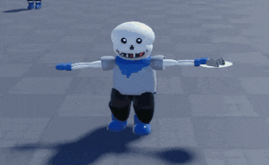 a cartoon skeleton is flying through the air with a spoon in his hand