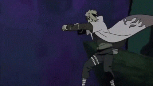 Minato Hiraishin No Jutsu GIF - Minato Hiraishin No Jutsu Kyubi GIFs