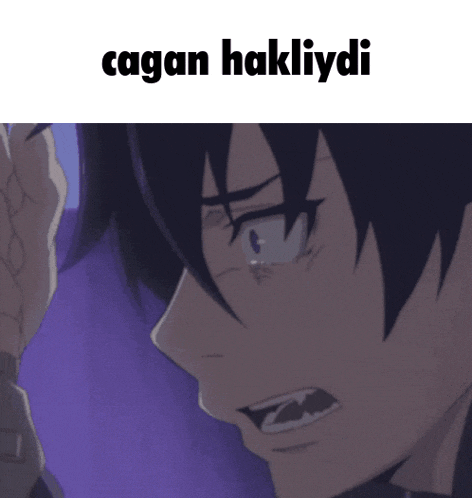 a picture of a person with the words cagan hakliydi written on it