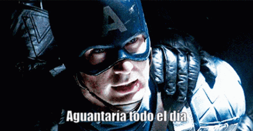 Capitan America Aguantaria Todo El Dia GIF - Capitan America Aguantaria Todo El Dia Steve Rogers GIFs
