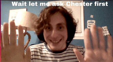 Chester Please GIF