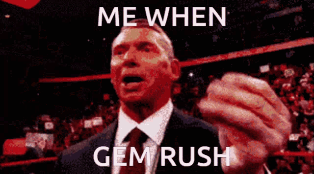 Me When Gem Rush GIF - Me When Gem Rush GIFs